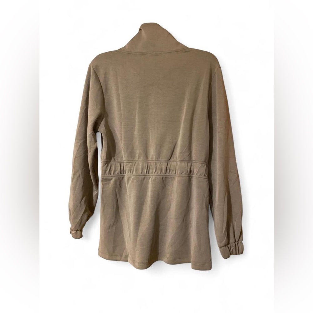 Elegant Gray Utility Jacket for Women - Picture 3 of 3